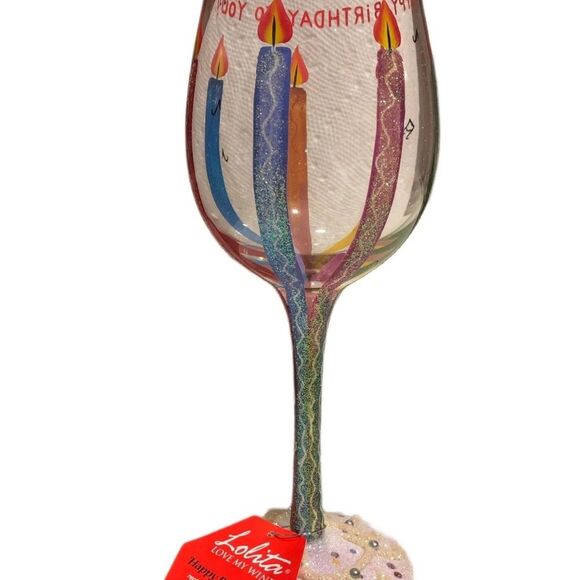 Lolita Other - Lolita Happy Birthday Cocktail Glass